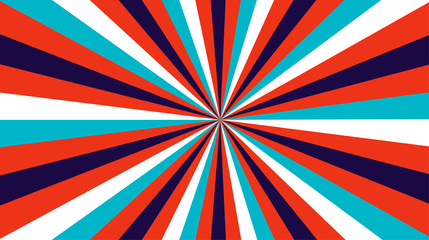Vintage sunburst ray vector color matching background