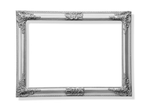 silver old frame