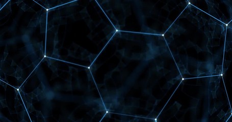 Abstract animation of soccer ball. Animated background. Soccer Ball. Football background