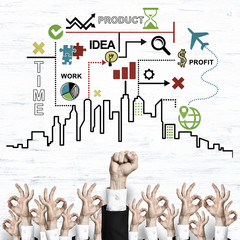 Business and teamwork concept