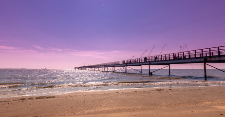 Fototapeta premium The wharf of fishermen