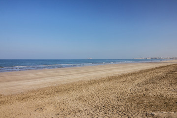 Sand sea beach in Muscat, Oman