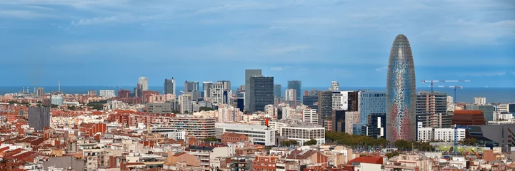 Foto op Plexiglas Skyline van Barcelona © rabbit75_fot