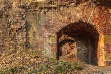 Obraz premium Ruined Fortifications around Kosciuszko Mound, Krakow, Poland