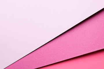 close-up view of beautiful bright abstract paper pink background