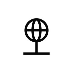 Obraz premium Internet, network, online, icon, flat. Element of security for mobile concept and web apps illustration. Thin flat icon for website design and development, app. Vector icon