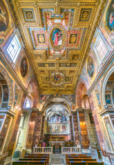 Fototapeta na wymiar Church of San Silvestro al Quirinale in Rome, Italy.