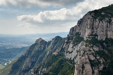 Fototapeta na wymiar Montserrat monastery