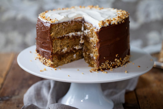 Coffee And Hazelnut Cake