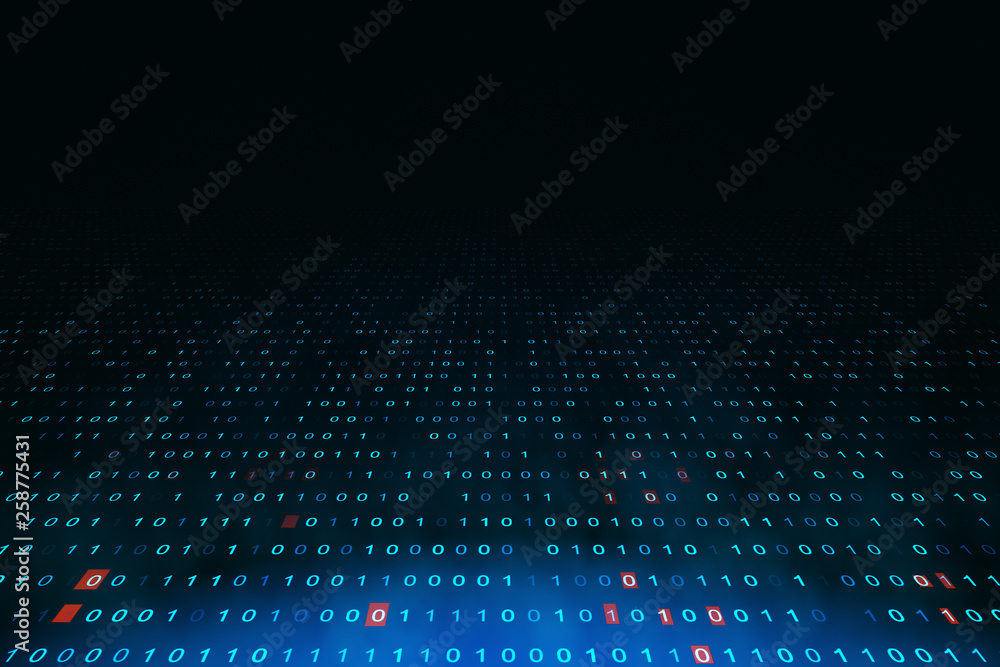 Aufkleber binary code background