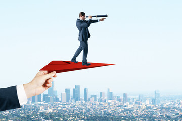 Leadership and vision concept