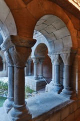 Fototapeta na wymiar Romanesque monastery