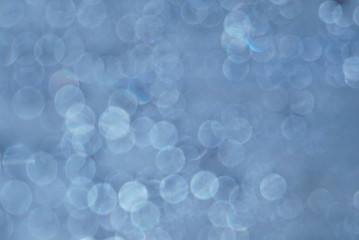 colourful of bokeh blue light blurred abstract background 