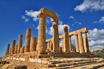 Fototapeta premium The Valley of the Temples is an archaeological site in Agrigento, Sicily, Italy.