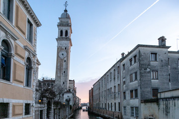 Obraz premium Rues, ruelles et canaux de Venise en Italie 
