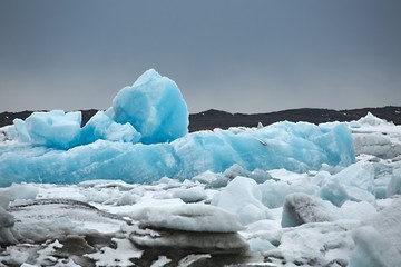 Glacial lake in Iceland