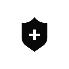 Insurance, protection, security, shield, icon. Element of security for mobile concept and web apps illustration. Thin flat icon for website design and development, app. Vector icon