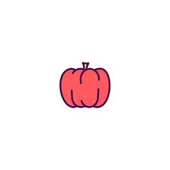 Pumpkin icon design. Gastronomy icon vector design