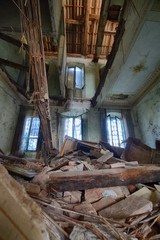 Alte verlassene Villa