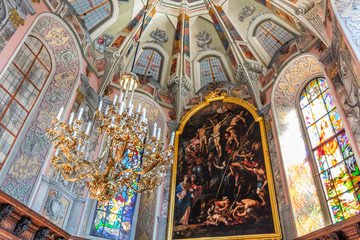 Fototapeta na wymiar Bernardine church interior. Sacristy