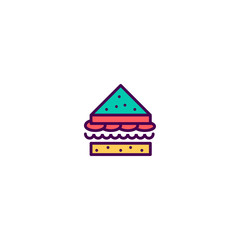 Sandwich icon design. Gastronomy icon vector design