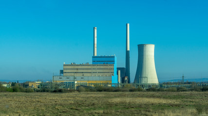 Fototapeta na wymiar Kraftwerk Ensdorf