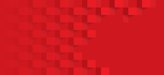 Red abstract background vector with blank space for text.