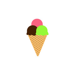 ice cream mix colored icon. Element of ice cream illustration icon. Signs and symbols can be used for web, logo, mobile app, UI, UX
