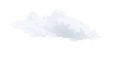 Dark cloud. vector illustration