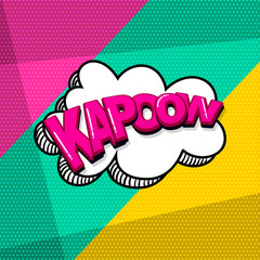 Pop art comic text