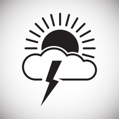 Nature related icon on background for graphic and web design. Simple vector sign. Internet concept symbol for website button or mobile app.