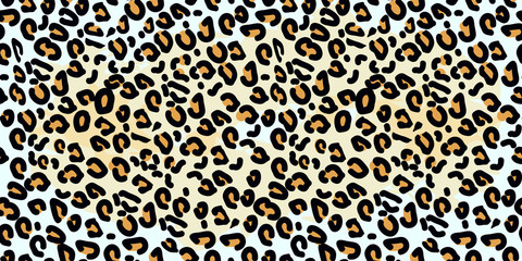 Leopard seamless pattern. Animal print. Vector background