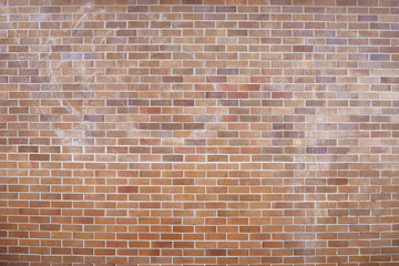 Old red brick wall background texture