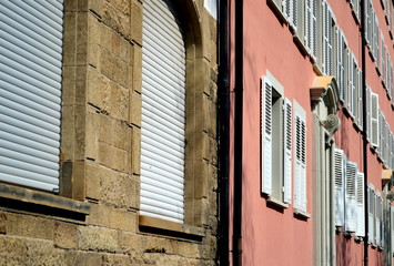 Naklejka premium Hausfassaden in Freiburg