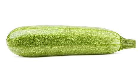 zucchini isolated on white background, clipping path, full depth of field