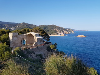 Fototapeta premium paysage de tossa, en espagne