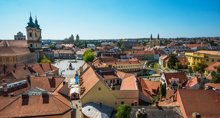 Naklejka na ściany i meble City of Eger Hungary