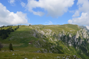 Fototapeta na wymiar Mountain landscape in summer day