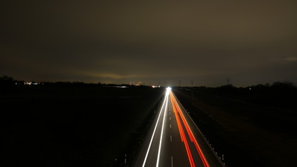 Obraz premium highway at night