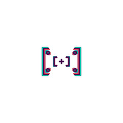 Focus icon design. Photography and video icon vector design