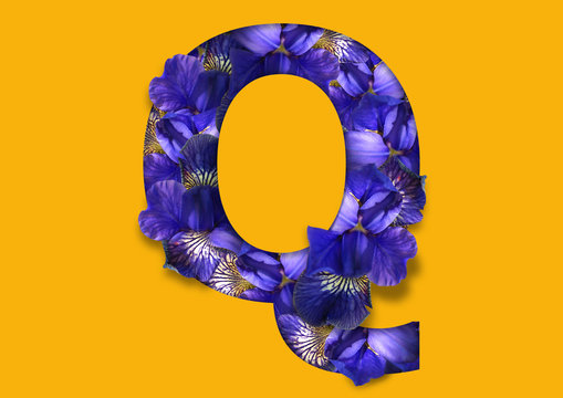 flower in letter
