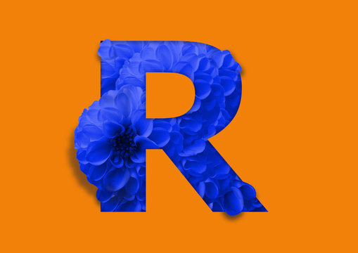flower in letter