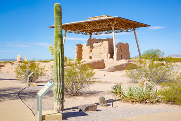 Casa Grande Ruins National Monument in Arizona, USA
