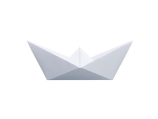 Origami paper ship