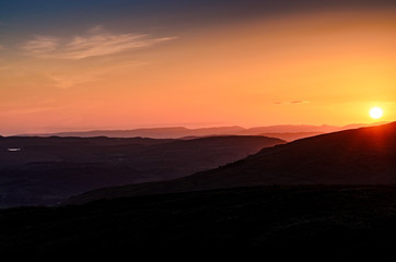 Campsie Fells March Sunset 011