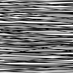 Chaotic thin horizontal lines background. Linear pattern