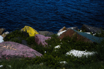 People on Flamengo beach in Rio 