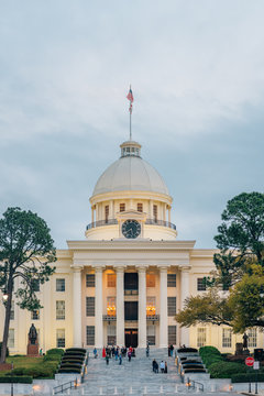The Alabama State Capitol, in Montgomery, Alabama
