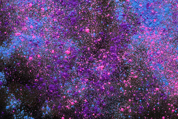 Fototapeta na wymiar Colorful background of holi powder