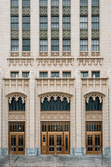 Architectural details of City Hall, in Atlanta, Georgia
